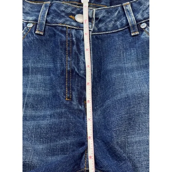 ✨Authentic Extremely Rare Yves Saint Laurent YSL Logo Blue Denim Jeans Pants